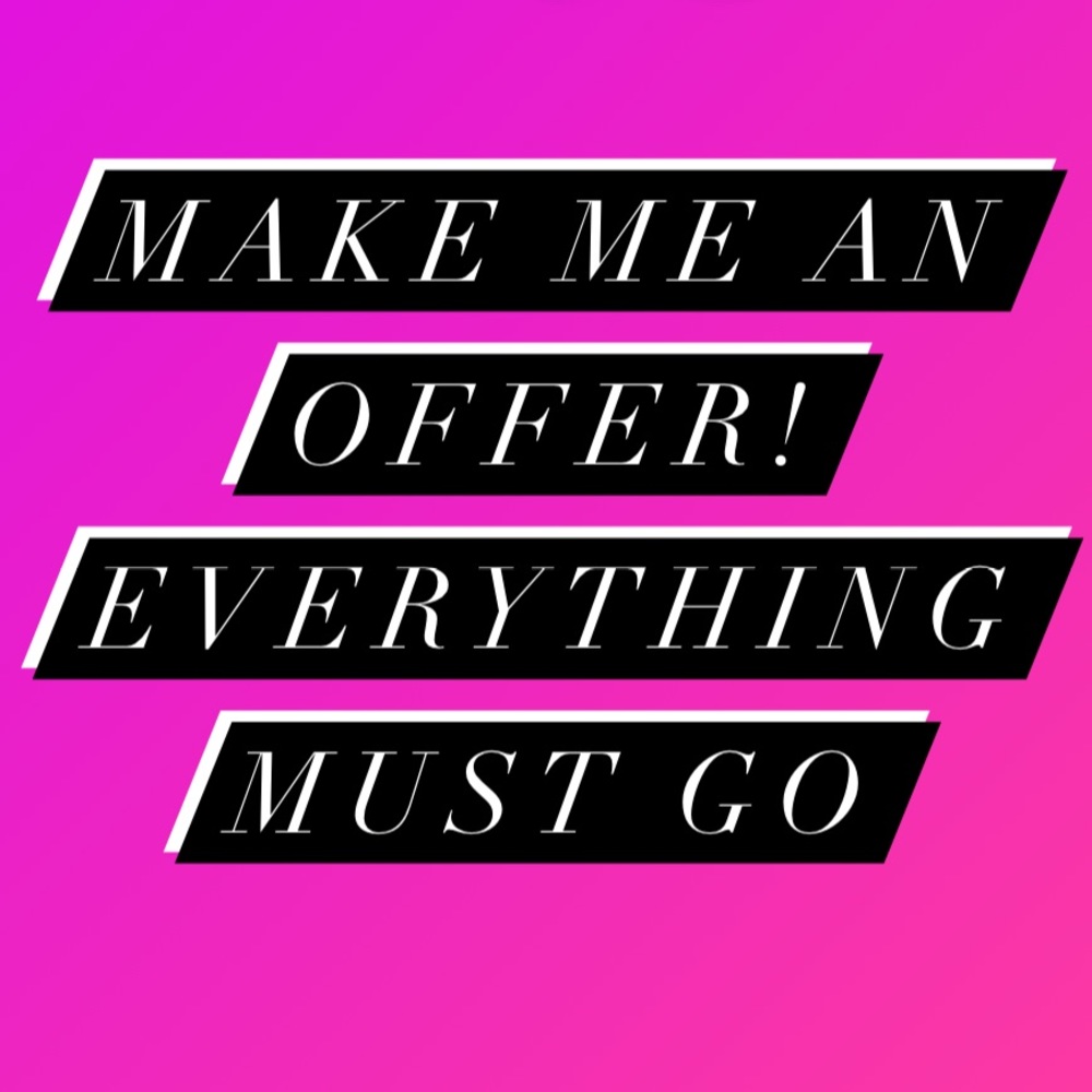 Accepting reasonable offers!